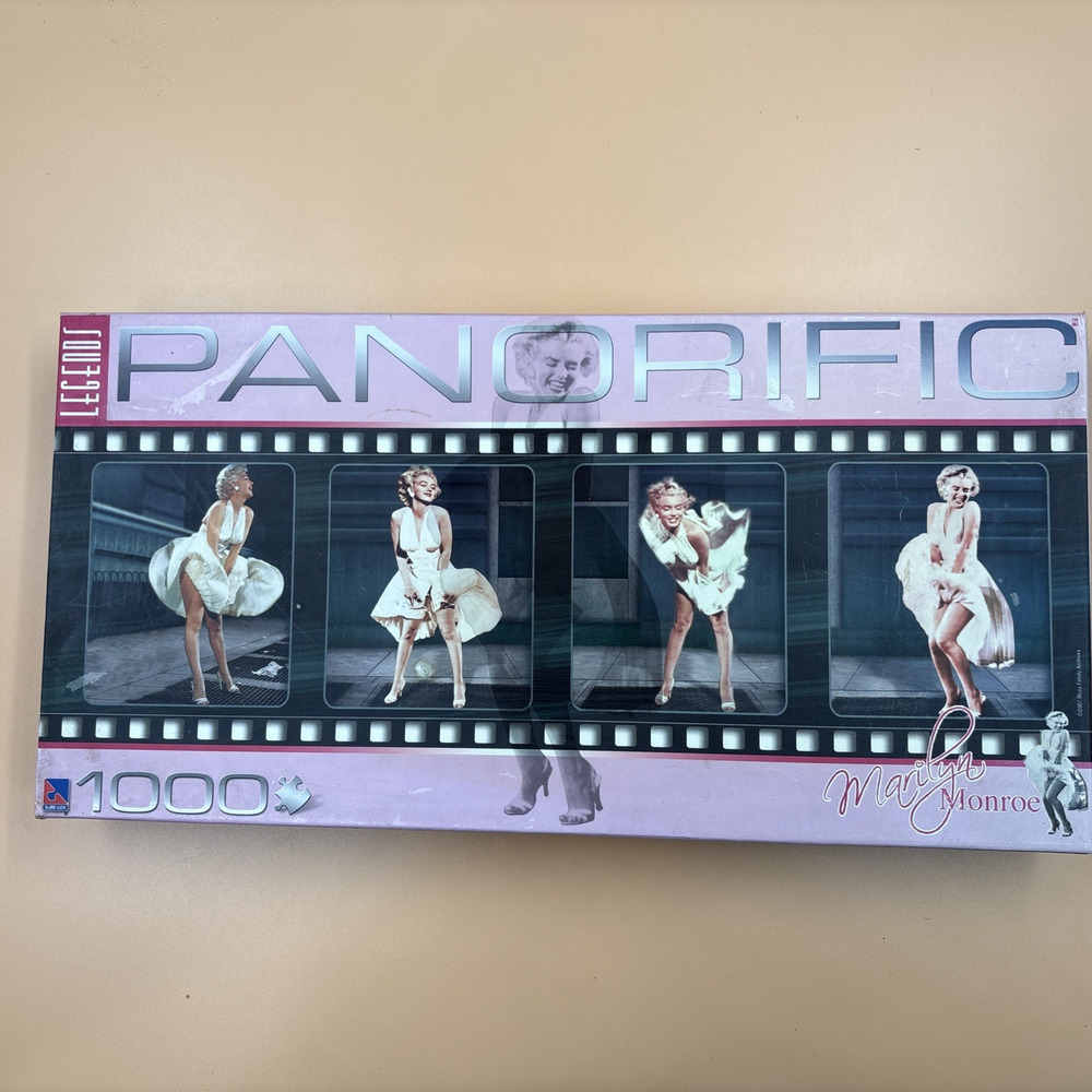 Marilyn Monroe Panorific Legends 1000 Piece Puzzle Sealed Complete 39 in x 15 in